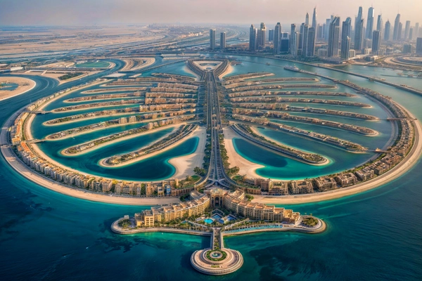 L’archipel artificiel de Palm Jumeirah